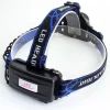 Hunter Tiger Strong Light Charging headlamp LED high-power telescopic zoom aluminum alloy 18650 lithium battery headlamp details Picture