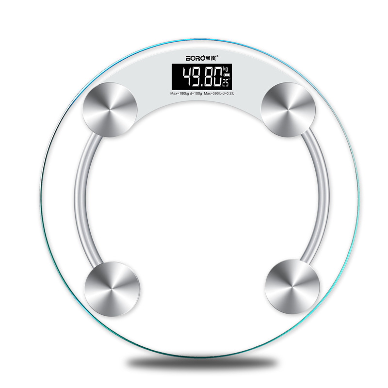 Baolan circular household smart electronic health weight scale, human body scale, adult glass scale, cross-border advertising gift scale Application Scenario