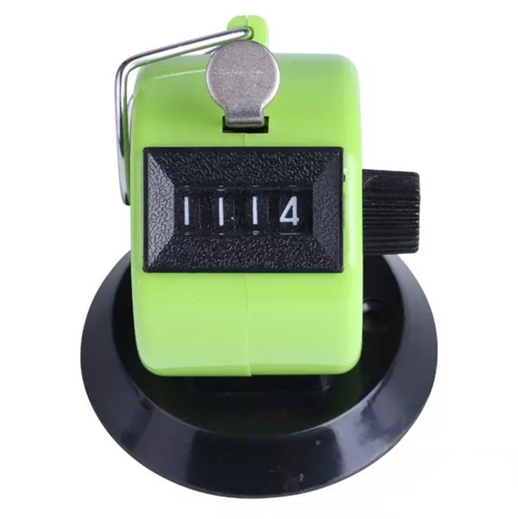 The hand-press counter with a base, all-plastic casing, hand-press counter with 8 colors Item Picture