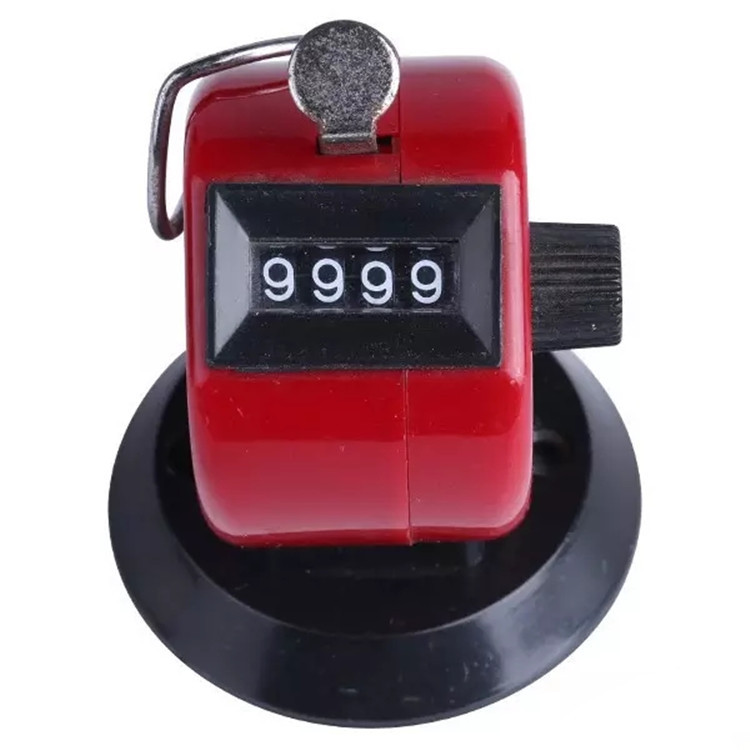 The hand-press counter with a base, all-plastic casing, hand-press counter with 8 colors details Picture