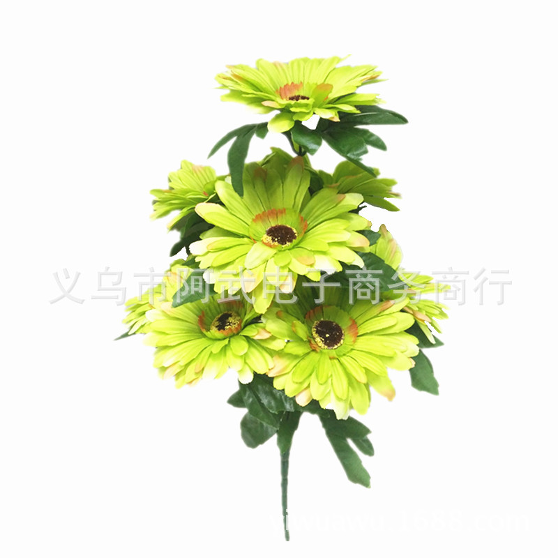 10 artificial rose decorative flowers and chrysanthemums for tomb-sweeping during the Qingming Festival Item Picture