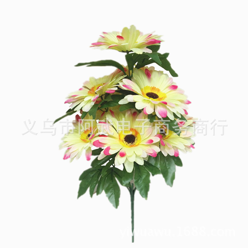 10 artificial rose decorative flowers and chrysanthemums for tomb-sweeping during the Qingming Festival