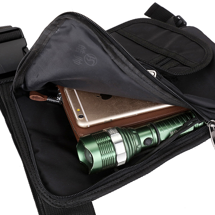 男士腰包实物图