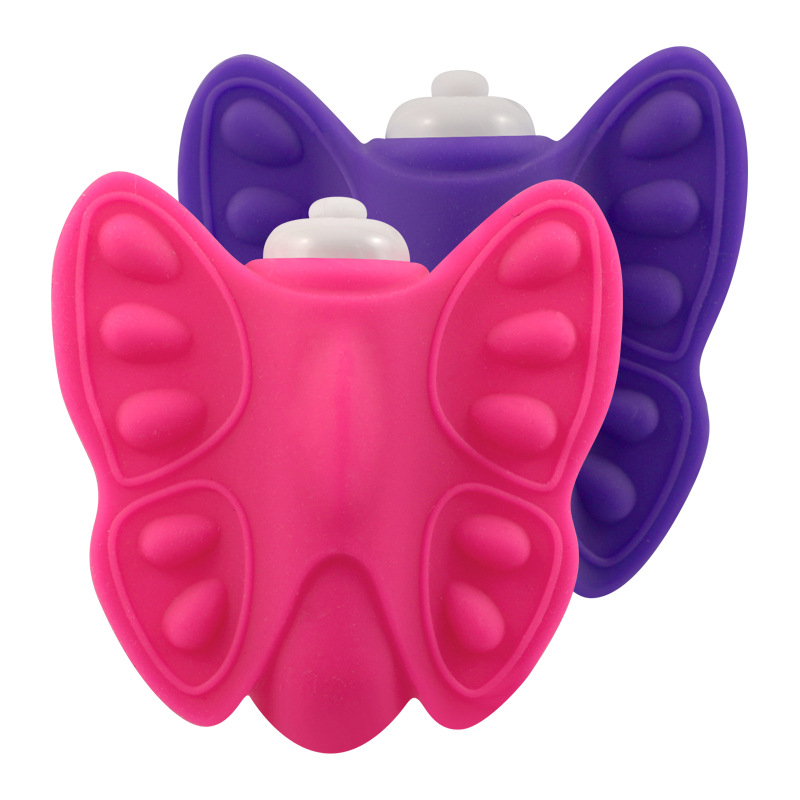 Female masturbation device, butterfly vibrator, foreign trade adult products for women, adult massage, masturbation, silicone egg jumping Item Picture