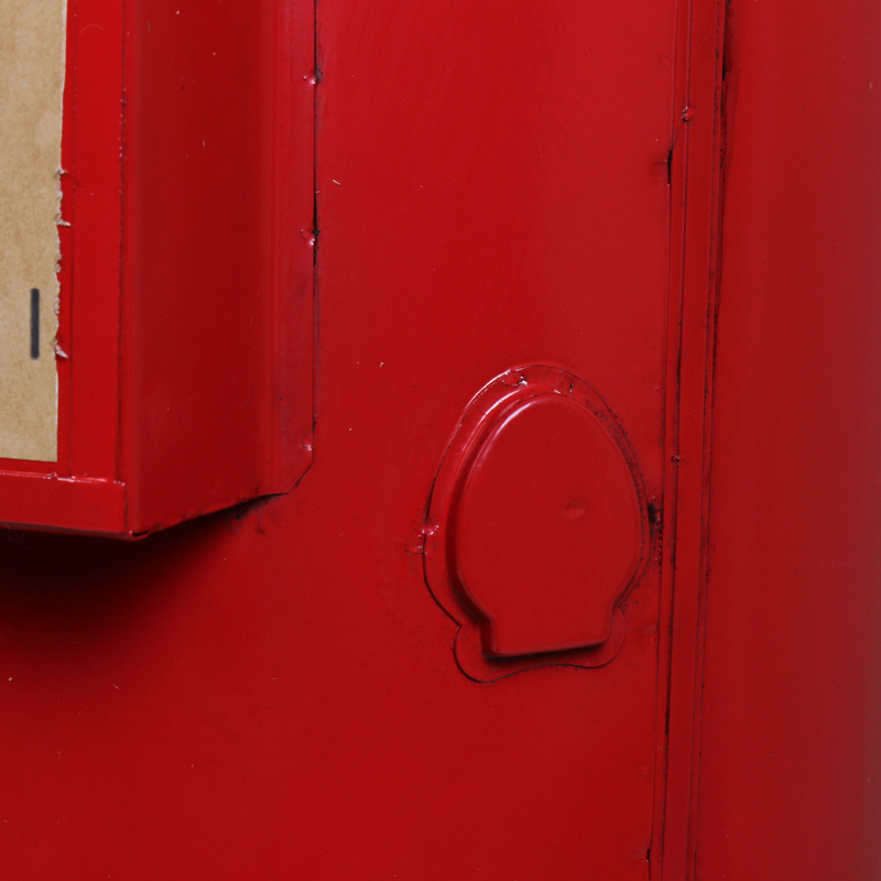 A model of a London mailbox in the UK, an iron handicraft, a piggy bank, a creative decorative item and prop for a European-style bar Application Scenario