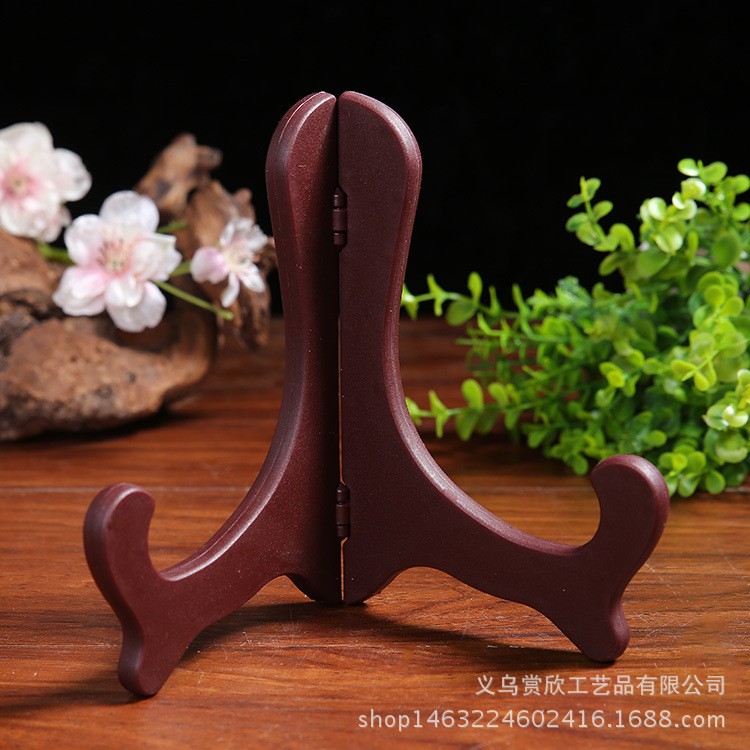 Wholesale Pu 'er tea racks, tea cake racks, Pu 'er display racks, plastic brackets, decorative disc bases, porcelain plate brackets Specification image