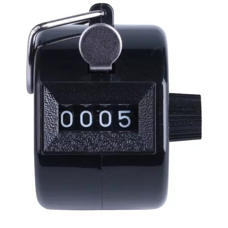 Factory direct sales manual counter/plastic shell color counter/hand-press mechanical counter, 8 colors available details Picture