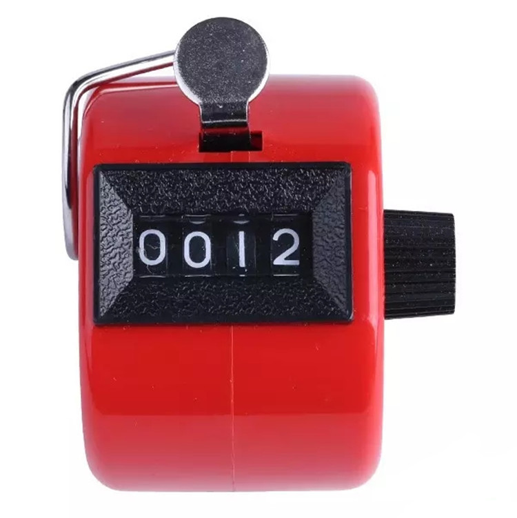 Factory direct sales manual counter/plastic shell color counter/hand-press mechanical counter, 8 colors available Specification image