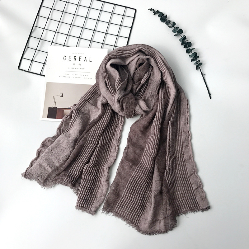 Foreign Trade Scarf New Thin Men's Scarf Mesh Patchwork Fashion Acrylic Cape Men And Women Universal Cross-Border Specification drawing