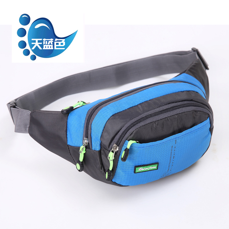 Waist Pack Men's And Women's Leisure Sports Waist Pack Large Capacity Multi-Functional Waist Pack In The Elderly Waist Pack Single Shoulder Crossbody Bag details Picture