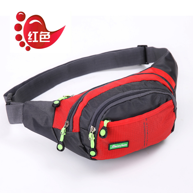 Waist Pack Men's And Women's Leisure Sports Waist Pack Large Capacity Multi-Functional Waist Pack In The Elderly Waist Pack Single Shoulder Crossbody Bag Specification drawing