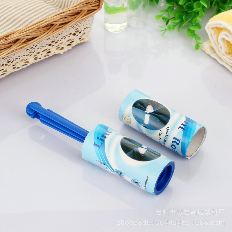 Dust-removing roller brush, dust-removing paper, coat dust-removing detachable clothes dust-removing device wholesale, creative roller dust-removing roller paper details Picture