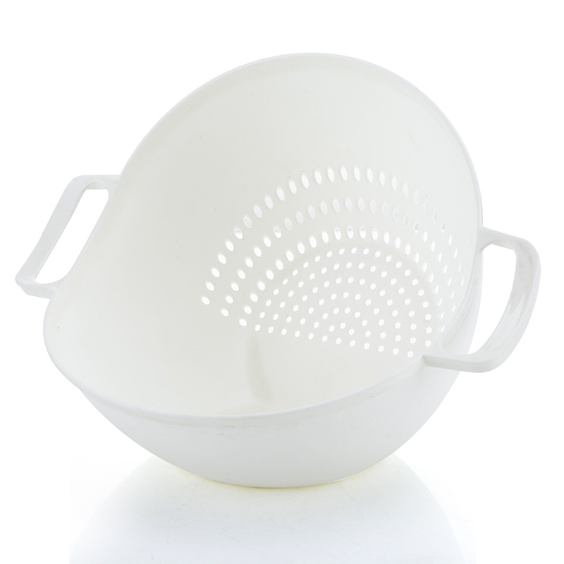 果蔬沥水篮 厨房沥水篮塑料 洗菜篮 果盘 洗米篮创意果盘详情图3