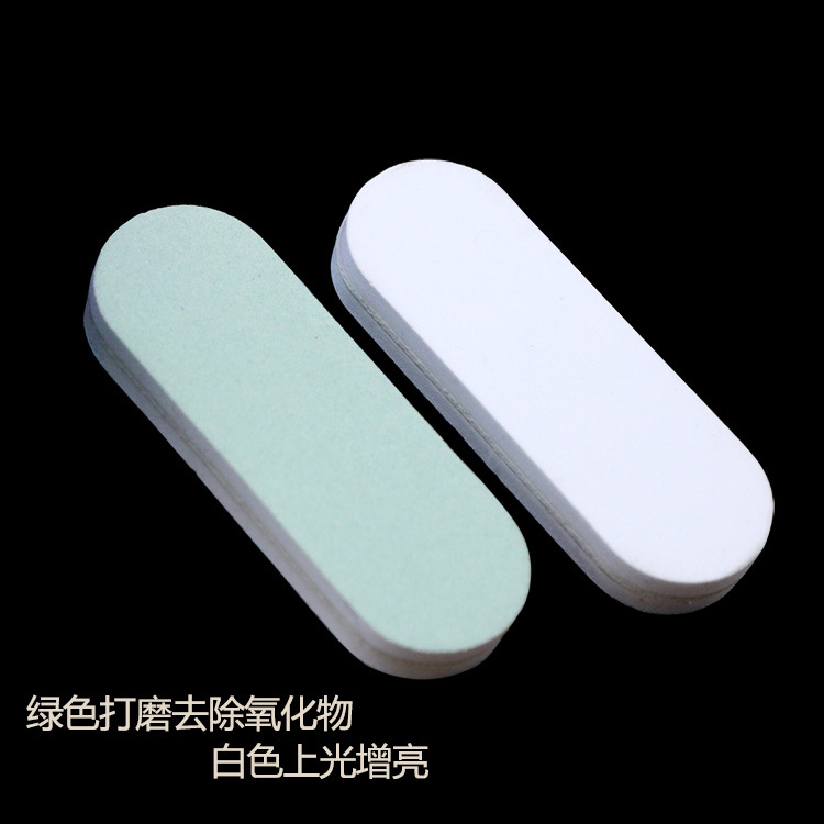 Short 6x2 portable silver polishing stick for stain removal, antique silver jewelry, cultural and artistic items, polishing strip, short mini nail art gift details Picture