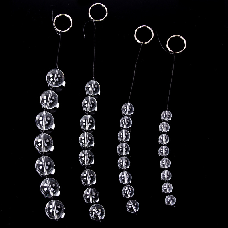 Adult sex toys Back court bead sm Alternative toy large glass anal plug flirt out anal expander