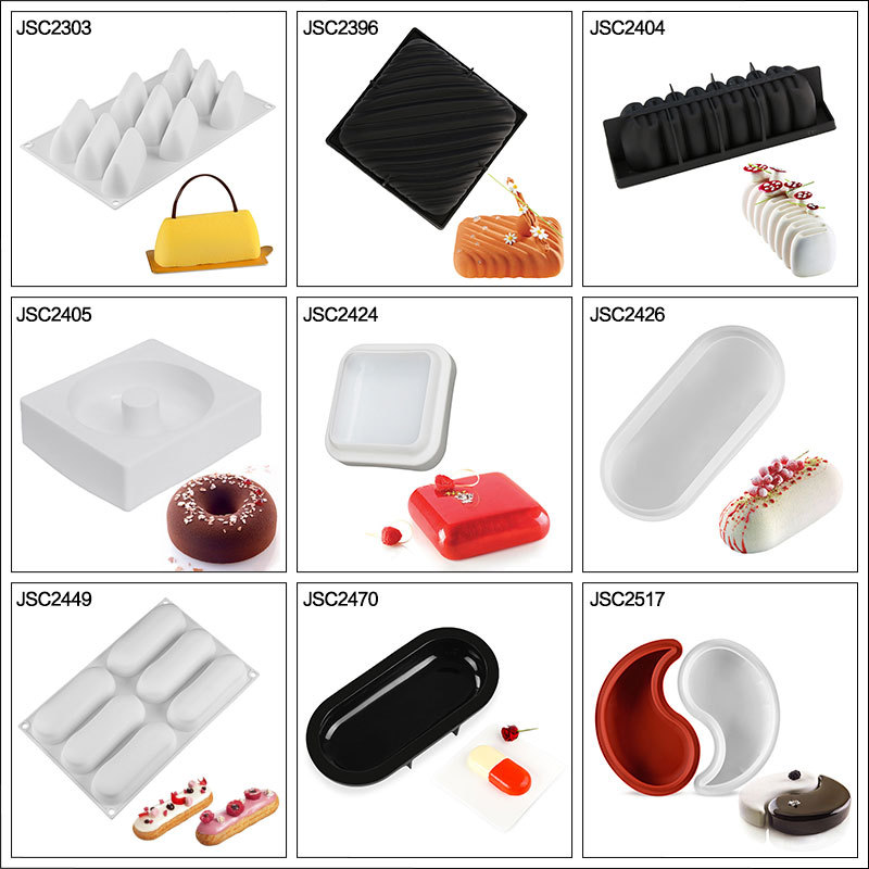 Jiashi Cross-border Mousse Silicone Cake Mold Silicone soap mold Mold Set DIY handmade baking mold easy to demold Specification image