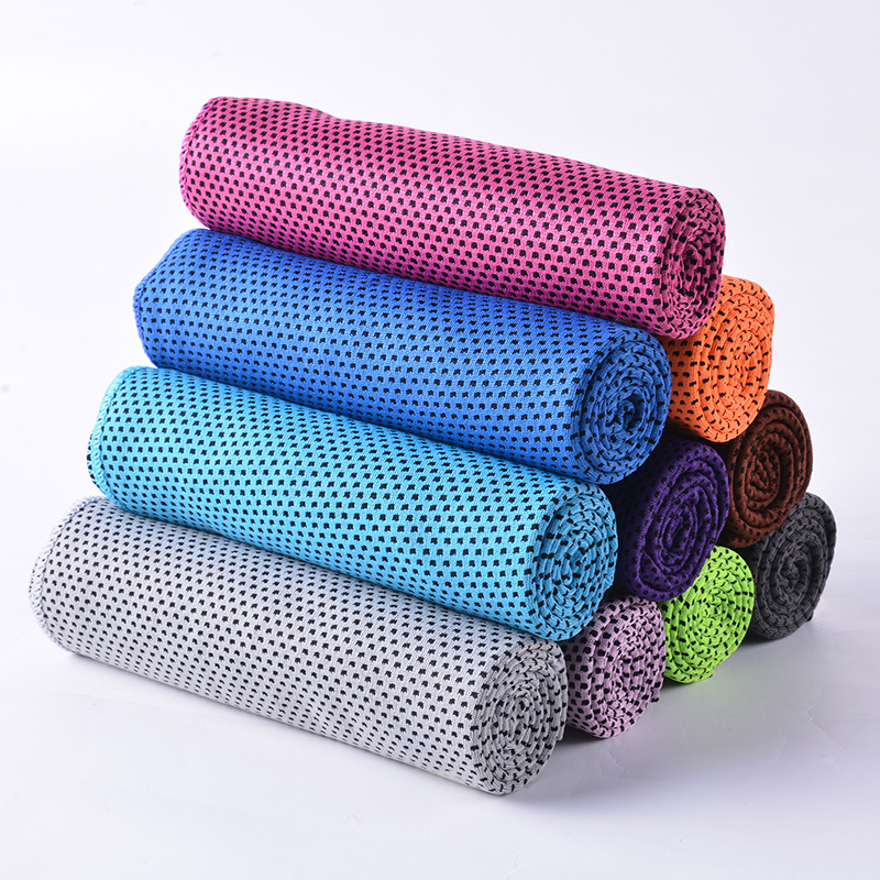 Cross-border cold towel, outdoor sweat-wiping towel, cooling sports cool towel, cold fabric, quick-drying yoga cool towel Specification image