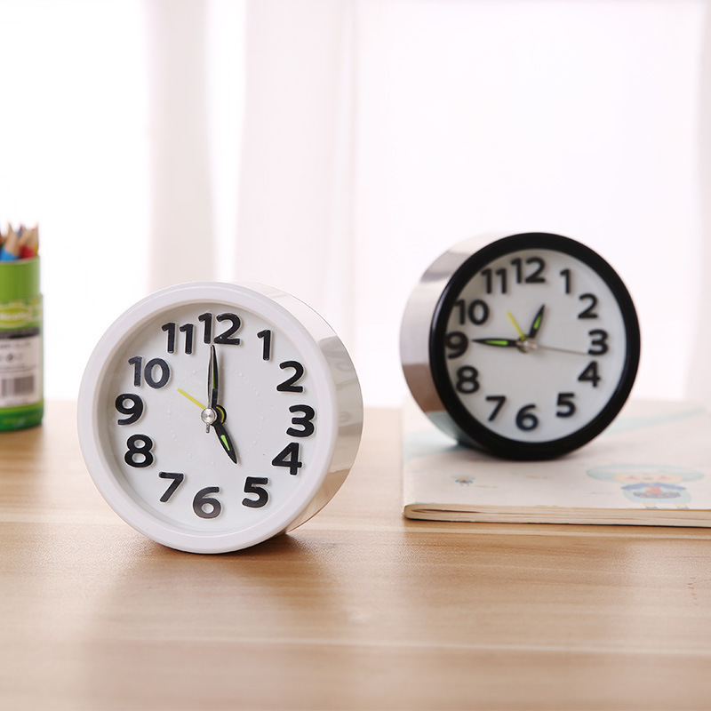 Creative alarm clock, circular timer, multi-functional plastic digital pointer, student bedroom desktop reminder, modern and simple details Picture