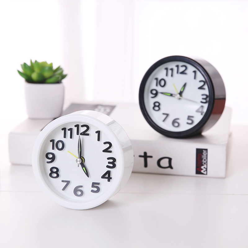 Creative alarm clock, circular timer, multi-functional plastic digital pointer, student bedroom desktop reminder, modern and simple Specification image