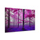 家居客厅卧室/唯美紫树林高白底实物图