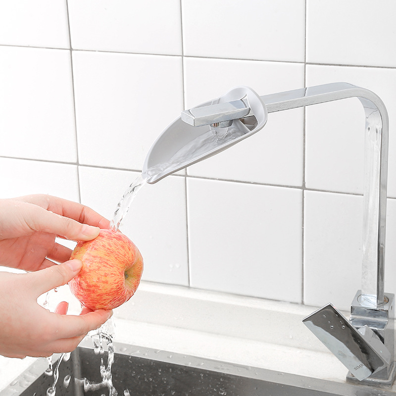 Hand washing extender, children's hand washing assistant, kitchen faucet, water guide sink, anti-splash extender, water drawing extension Specification image