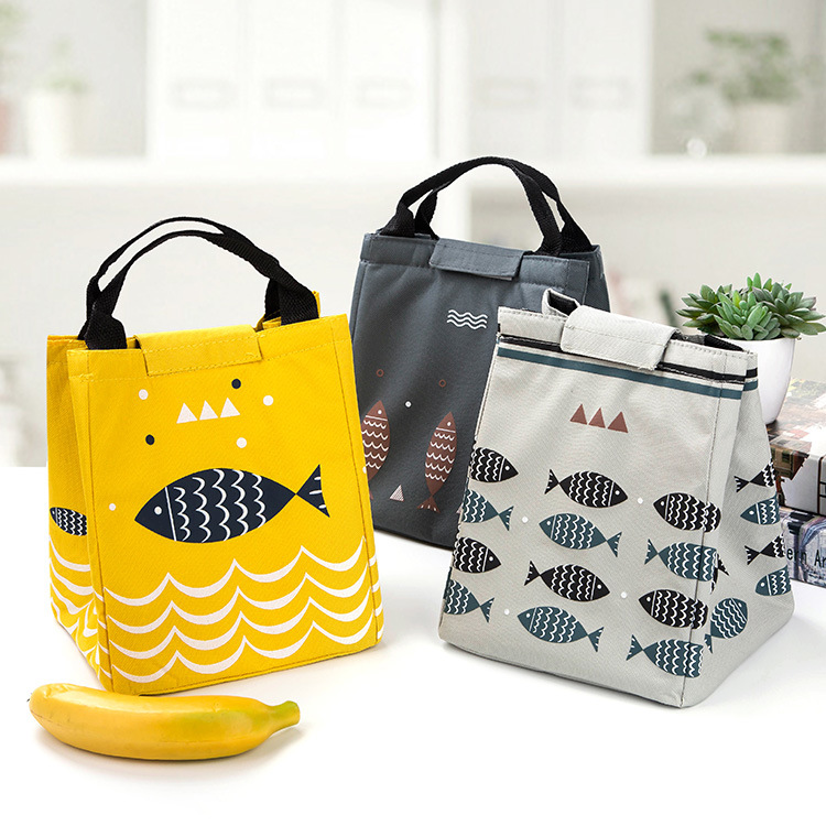 2518 Oxford Cloth portable bento bag, small fish insulated bag, outdoor picnic insulated bag, cold portable ice pack Specification image