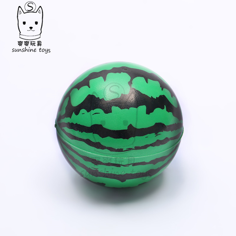 6.3cm watermelon pu balls, smiling face release sponge foam balls, pressure balls, kindergarten children's toys wholesale street stall Application Scenario