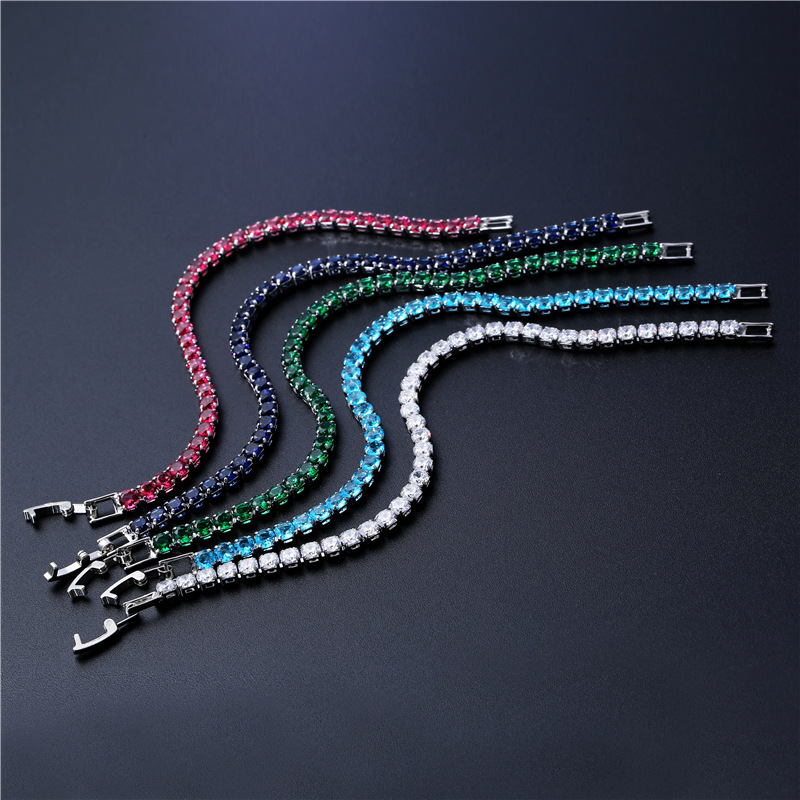 Hip-hop 4.0 bracelets, wholesale cross-border accessories for men and women in Europe and America, are selling well on Amazon and ebay. Micro-inlaid zircon bracelets Specification image