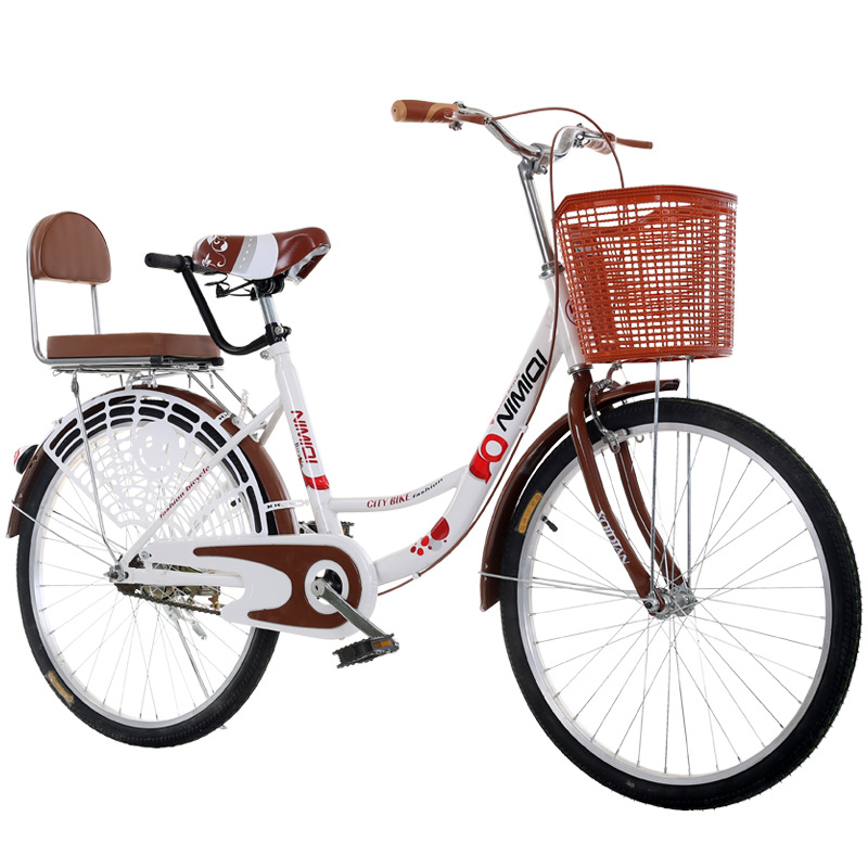 定制成人自行车男女式单车供应复古通勤/轻便城市淑女学生代步车