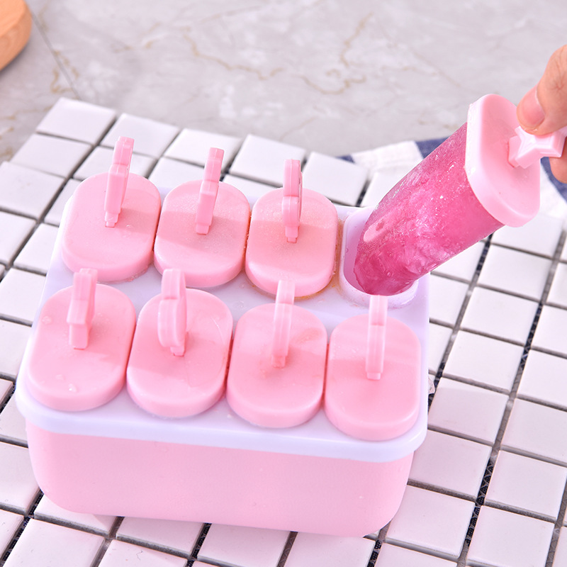 New ice mold Popsicle frozen Popsicle mold ice cream mold non-toxic ice grid diy ice cream mold ice Specification drawing