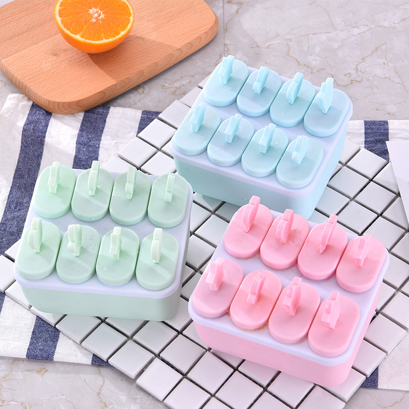New ice mold Popsicle frozen Popsicle mold ice cream mold non-toxic ice grid diy ice cream mold ice full figure