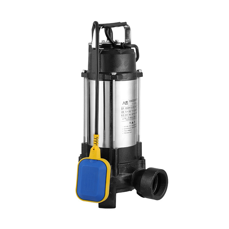 Wqd Stainless Steel Single-Suction Automatic Cutting With Float Sewage Pump Septic Tank Farm Biogas Pond, Etc Specification drawing