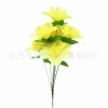 Wholesale of artificial flower silk flowers for ancestral worship and tomb-sweeping during the Qingming Festival, 7-headed six-eared lilies Specification image
