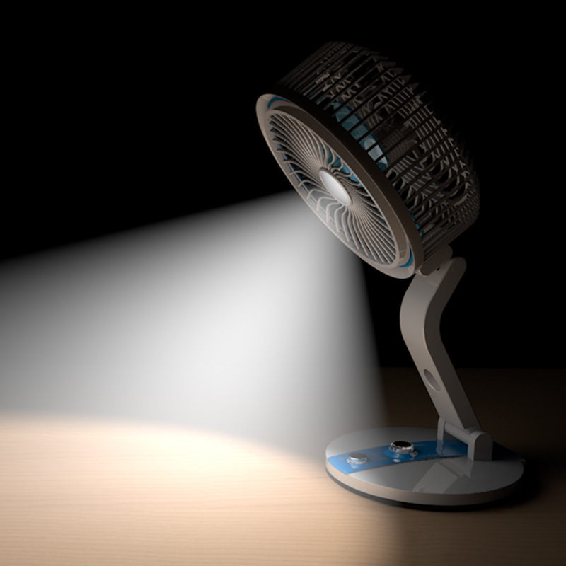 Multi-functional desktop mini folding charging fan Specification image