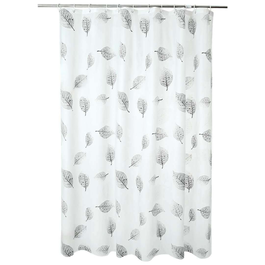 Bathroom Shower Curtain Partition Curtain Door Curtain Printed Shower Curtain Peva Mould-Proof Waterproof Perforation-Free Installation Item Picture