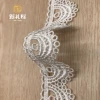 DIY clothing accessories in stock: Single-sided mountain polyester-polyester barcode lace water-soluble trim Application Scenario