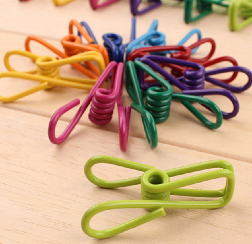 Multi-Purpose Clip High-Quality Color Artifact Storage Closing Clip Clothesliner Clip Travel Outdoor Sock Clip Single