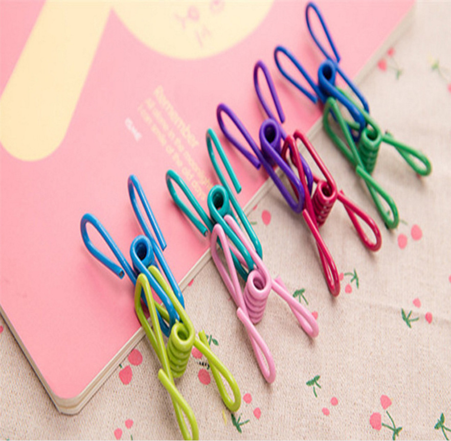 Multi-Purpose Clip High-Quality Color Artifact Storage Closing Clip Clothesliner Clip Travel Outdoor Sock Clip Single details Picture