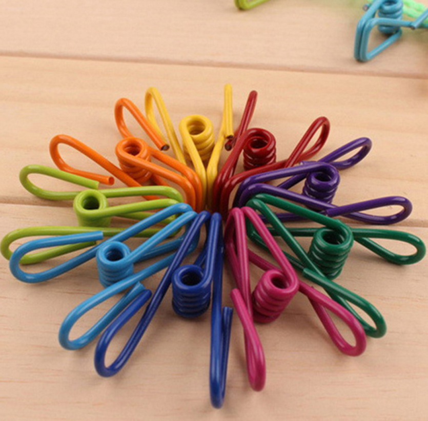 Multi-Purpose Clip High-Quality Color Artifact Storage Closing Clip Clothesliner Clip Travel Outdoor Sock Clip Single Specification drawing