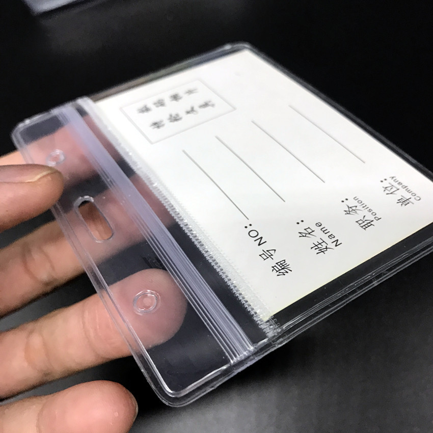 بطاقة عمل من طراز PVC الشفافة من بطاقة بطاقة العمل الخاصة بالعجلات الخاصة المضادة للماء details Picture