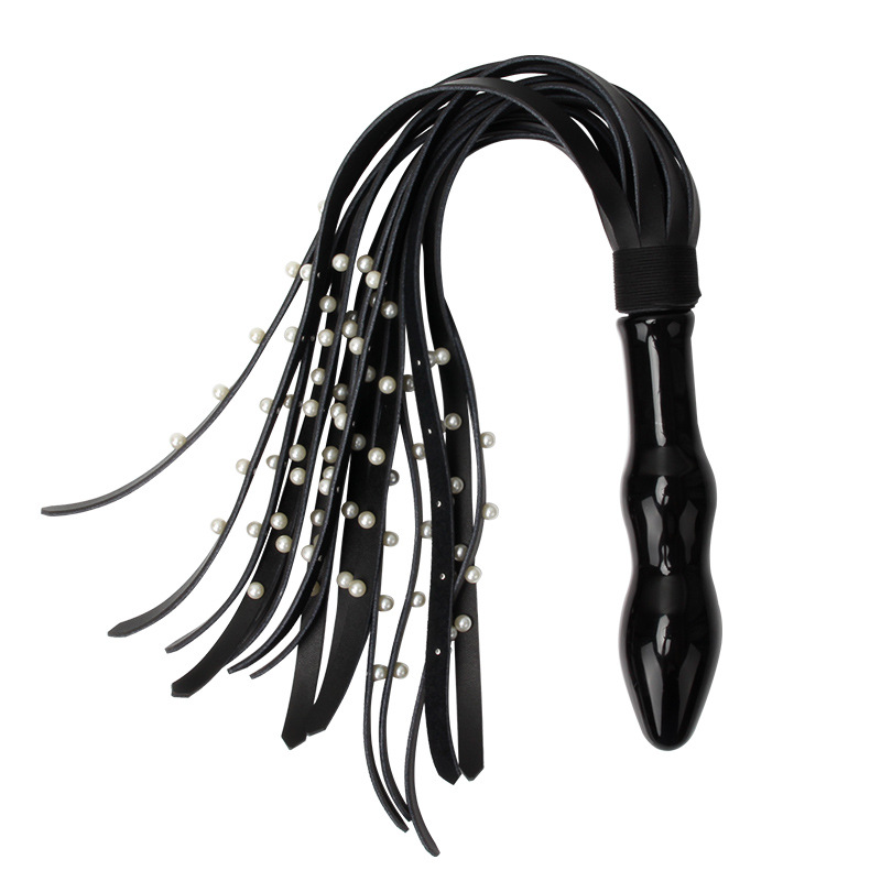 Adult sex toys Glass leather anal plugs Women's appliances pearl anal plugs