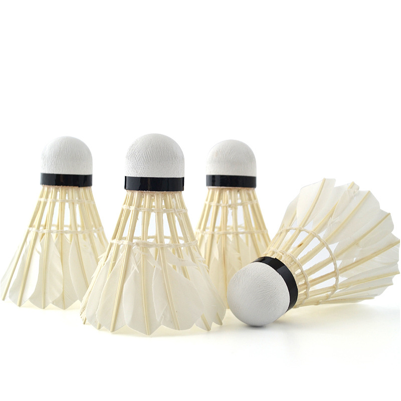 Breakthrough badminton 12 goose feather manufacturers direct family student sports fitness sporting goods wholesale hair Item Picture