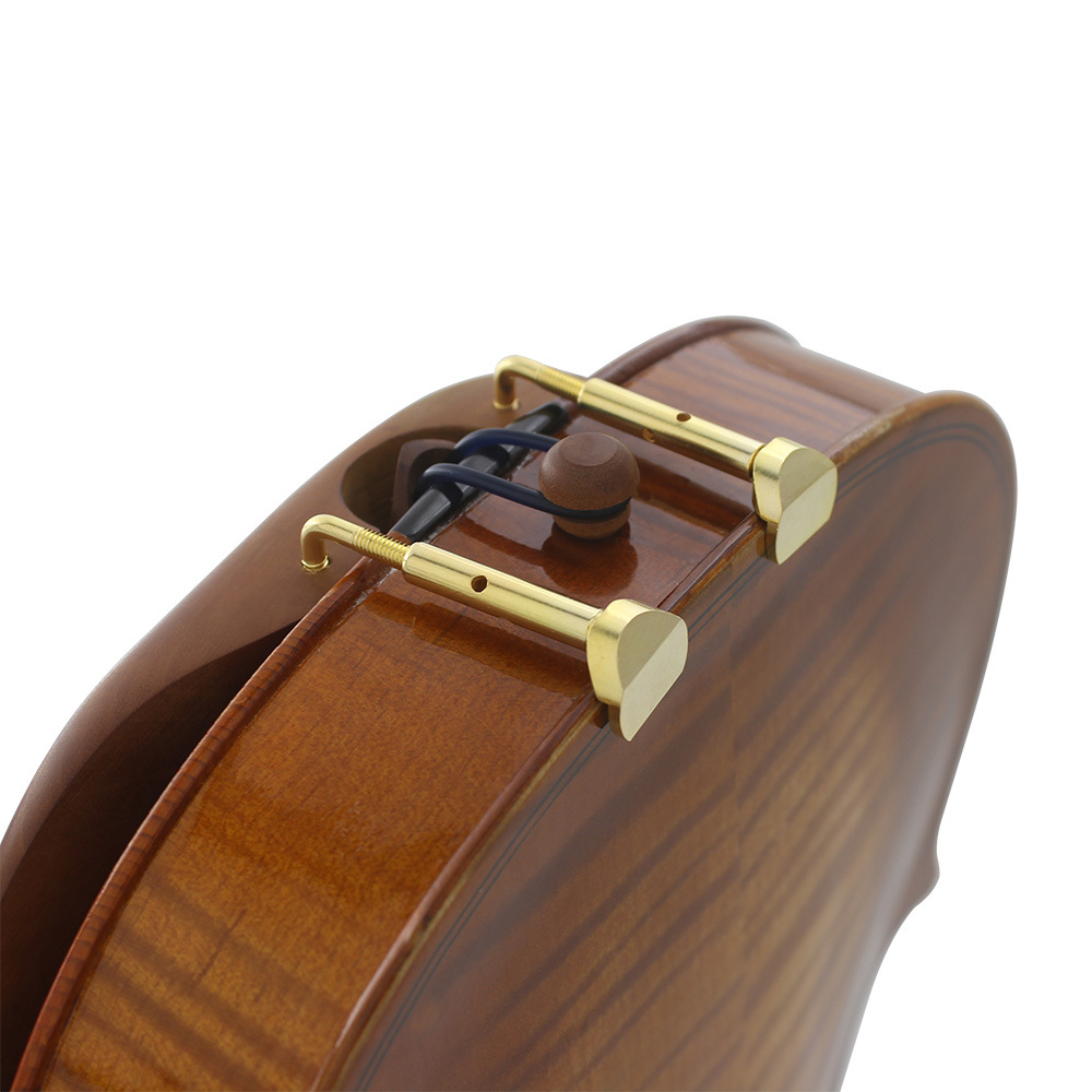 小提琴腮托螺丝半分节2个装黑色金色银色提琴正反螺丝小提琴配件