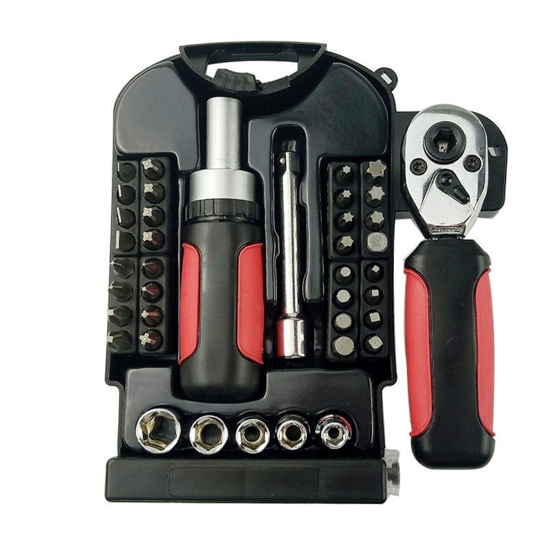 40pc Short handle tool set stubby set ratchet wrench adjustable wrench maintenance tool 40pc Short handle tool set stubby set ratchet wrench adjustable wrench maintenance tool