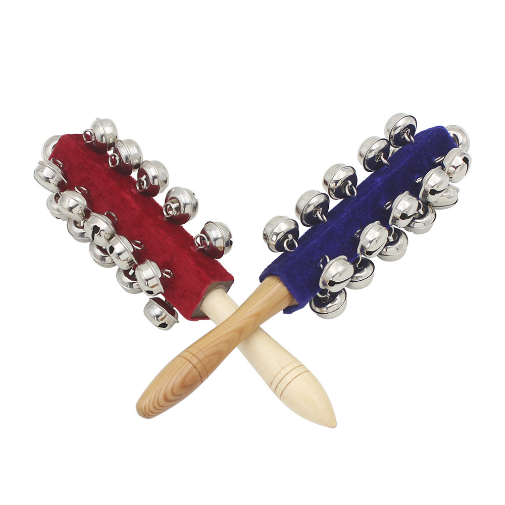Percussion instruments: 21 bells, 21 bells, early education in kindergartens, children's hand string bells, student performance, hand-cranked bells, velvet bells