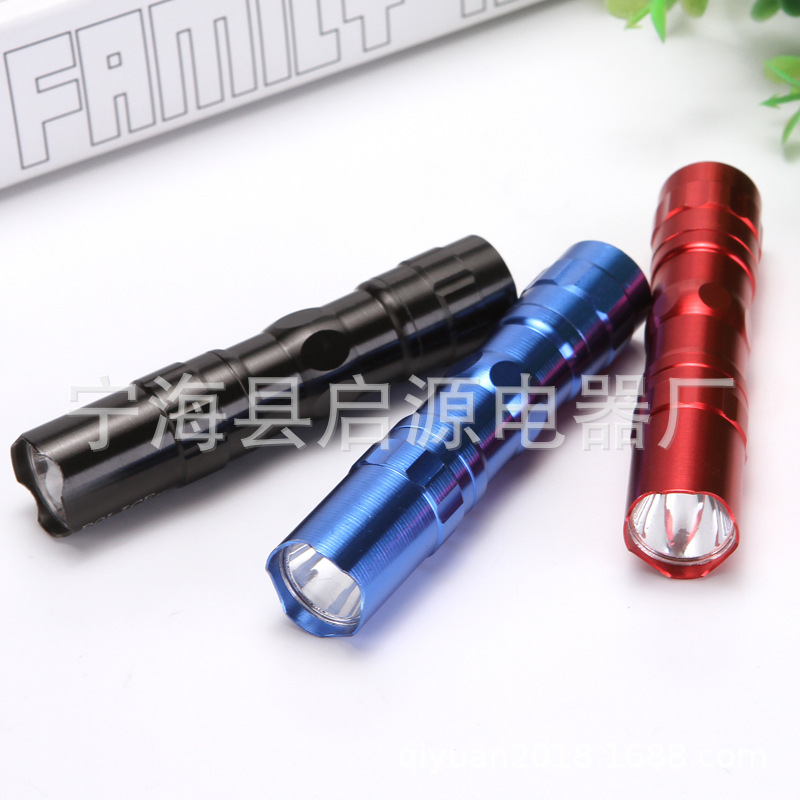 Aluminum alloy waterproof LED mini Flashlight No. 5, 1 piece, mini high-intensity small flashlight gift, multi-functional outdoor flashlight Specification image