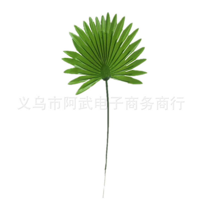 Artificial green plants, palm leaves, engineering greening plants, grass for indoor and outdoor landscaping, soft decoration plants, and set decoration Item Picture
