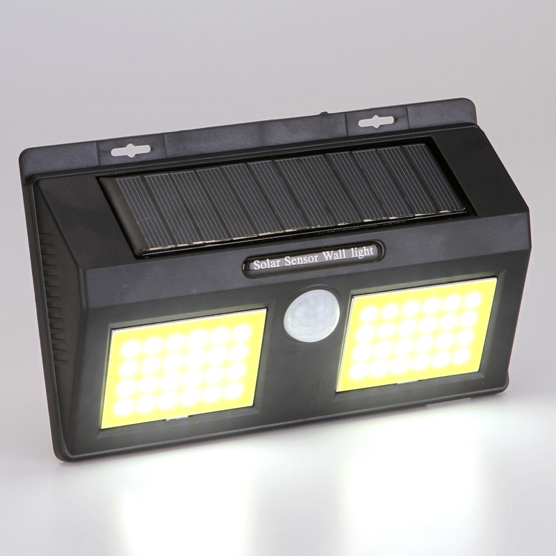 2021 Outdoor COB street lamp human body sensor lamp solar charging solar sensor wall lamp manufacturer supply Application Scenario