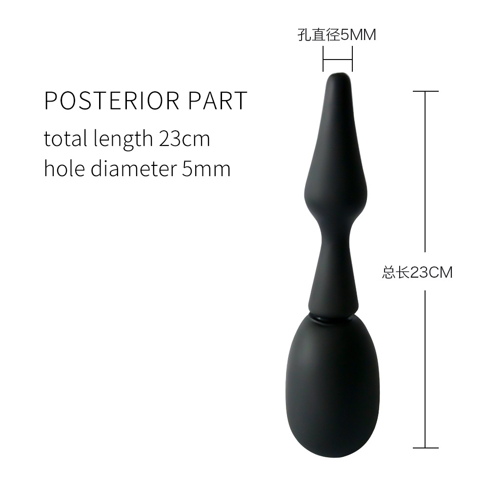 Large enema, silicone spherical enema, cleaning device, flushing device, adult products Specification drawing