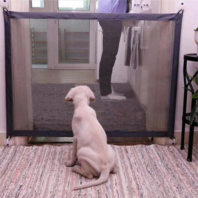 Valla de protección de seguridad Magic-Gate red de aislamiento para perros barrera para perros portátil plegable pet quarter details Picture
